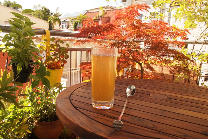 selbstgemachtes ginger ale sulle balcone = Sommer!