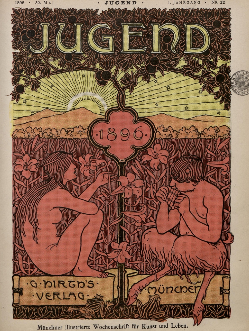 Zeitschrift "Jugend" 1896